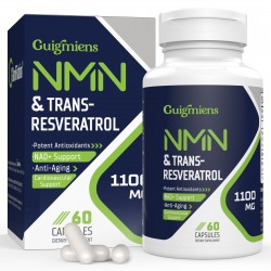 Guigmiens NMN Trans-Resveratrol Dietary Supplement Capsules 1100mg Guigmiens NMN Trans-Resveratrol Dietary Supplement Capsules 1100mg